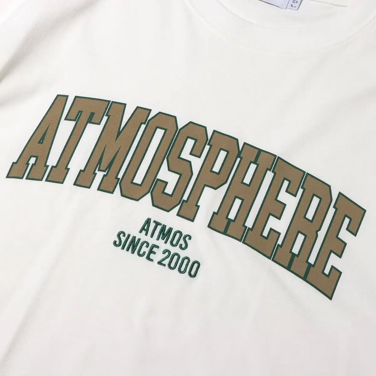 ATMOS VINTAGE COLLEGE LOGO T-SHIRTS