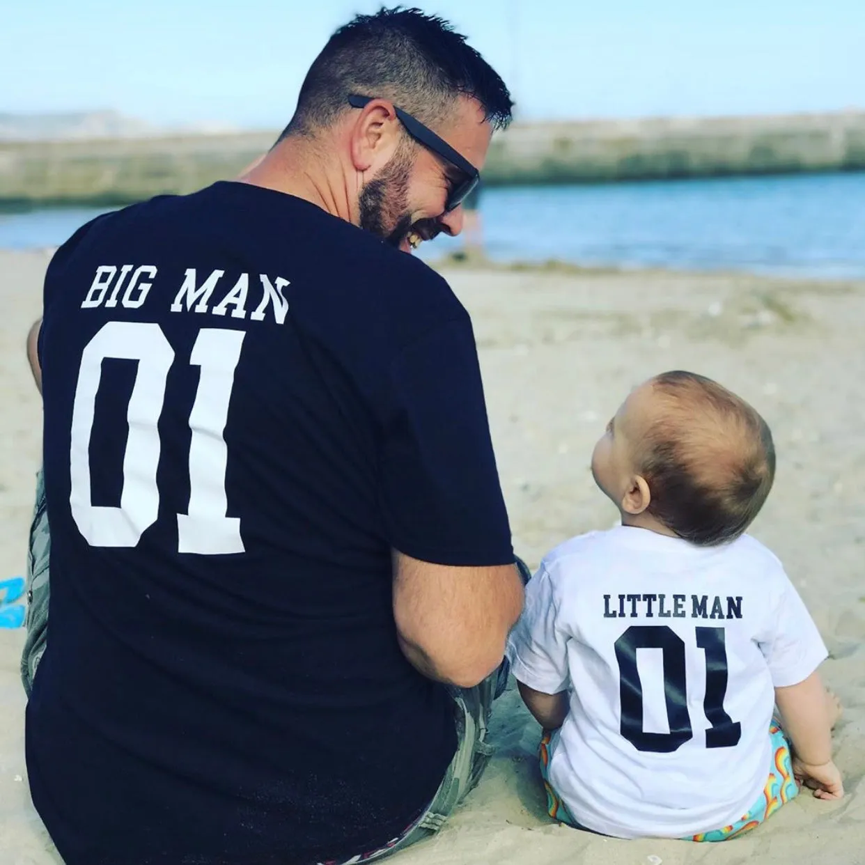 Big Man & Little Man Matching T-Shirts (MRK X)