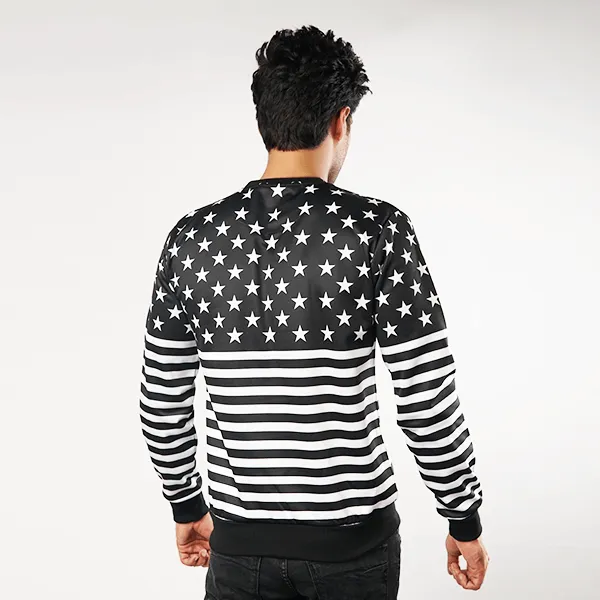 Black USA UNISEX SWEATSHIRT