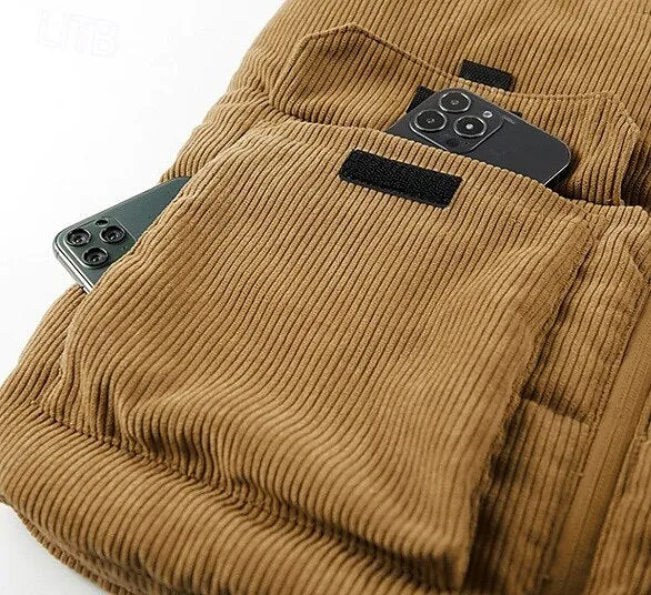 Corduroy Fleece Vest Outdoor Vest