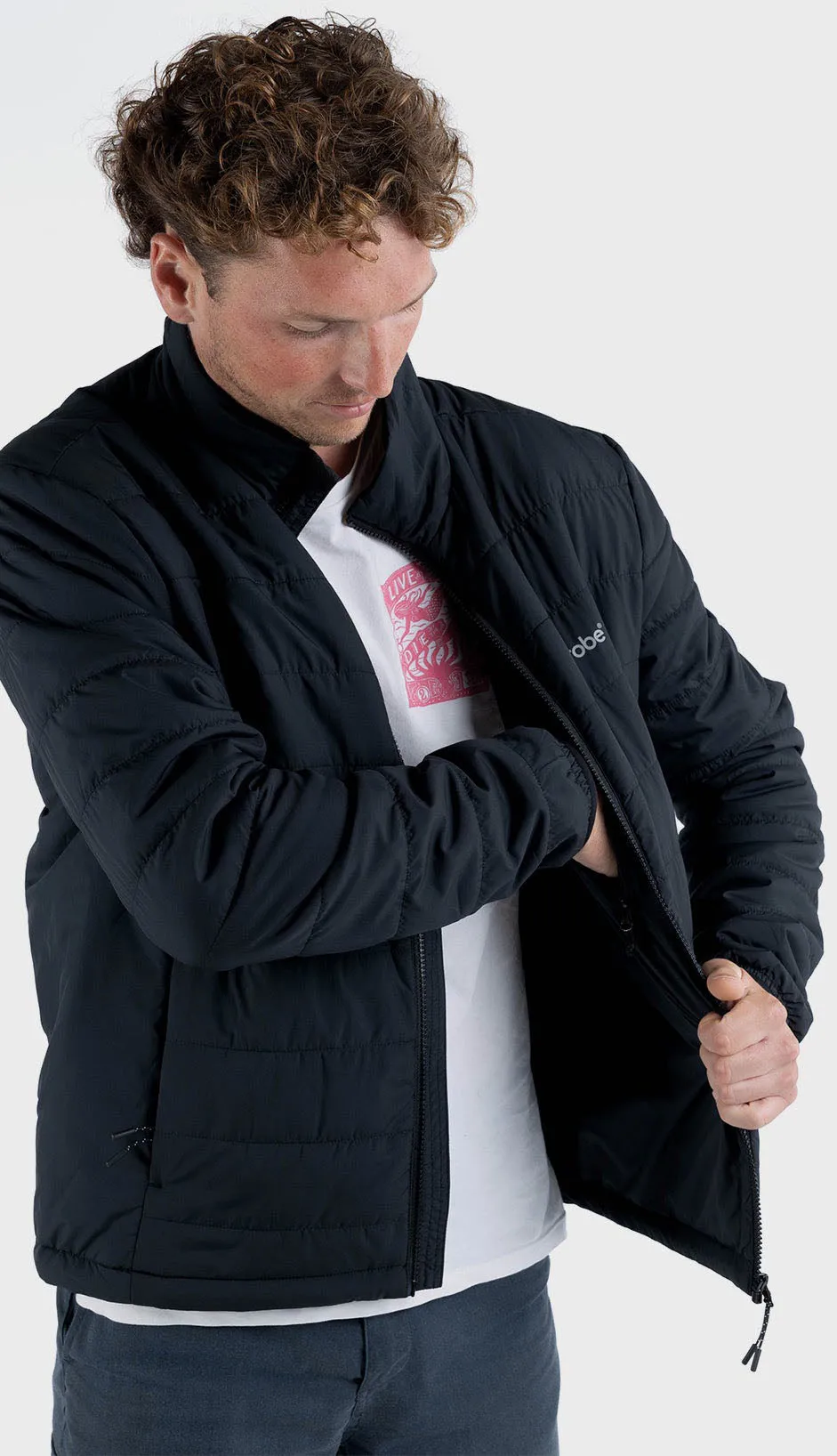 Dryrobe Men's Black Mid-layer Jacket