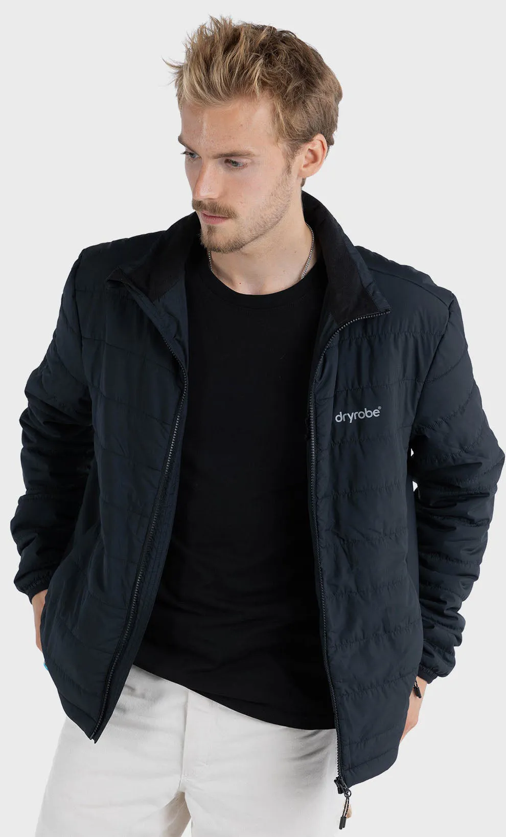 Dryrobe Men's Black Mid-layer Jacket