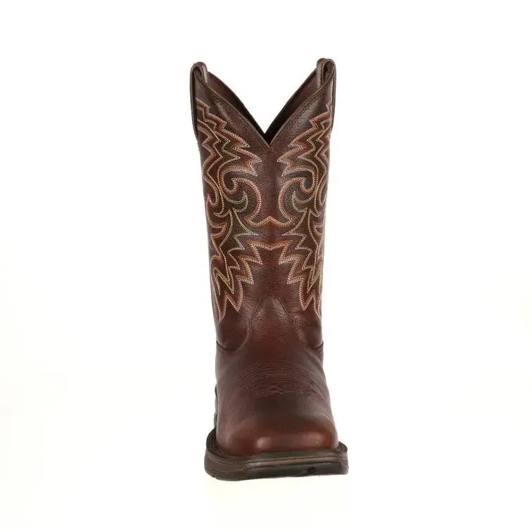 Durango Rebel Men's Square Toe Brown Pull-On Western Boot DB5434