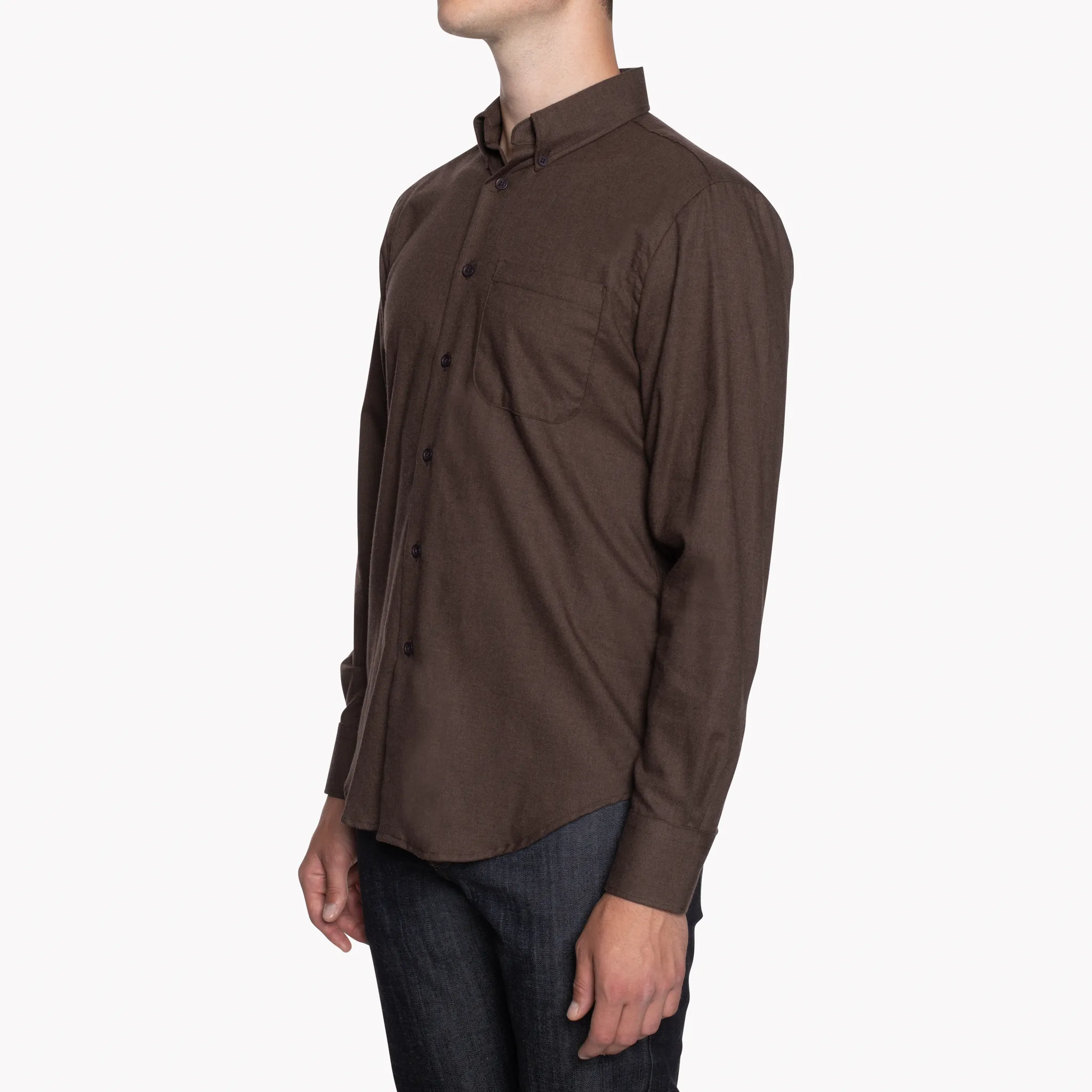 Easy Shirt - Soft Twill - Brown