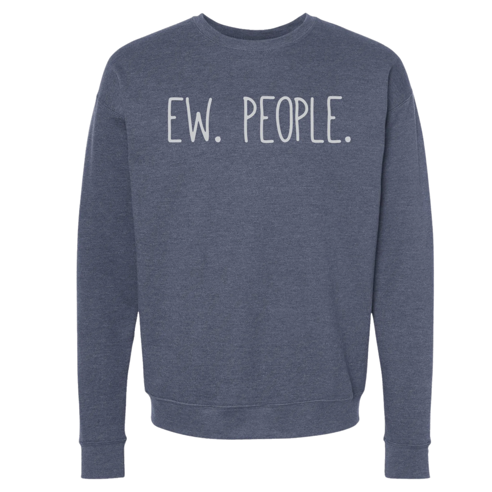 EW PEOPLE Crew Sweatshirt: Heather Navy