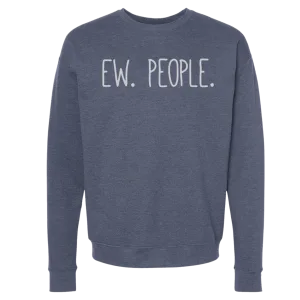 EW PEOPLE Crew Sweatshirt: Heather Navy