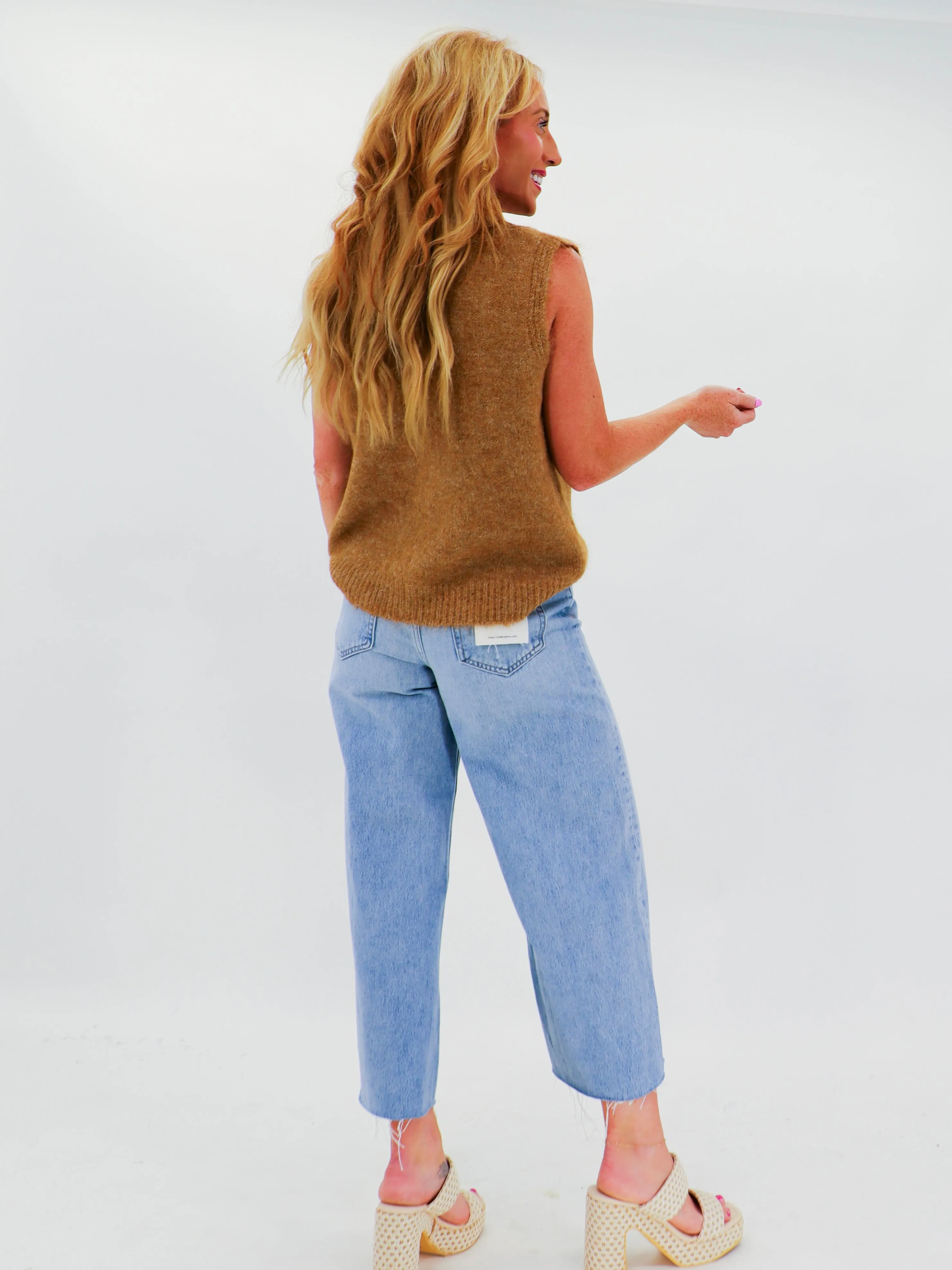 Fallin' For Toffee Sweater Vest