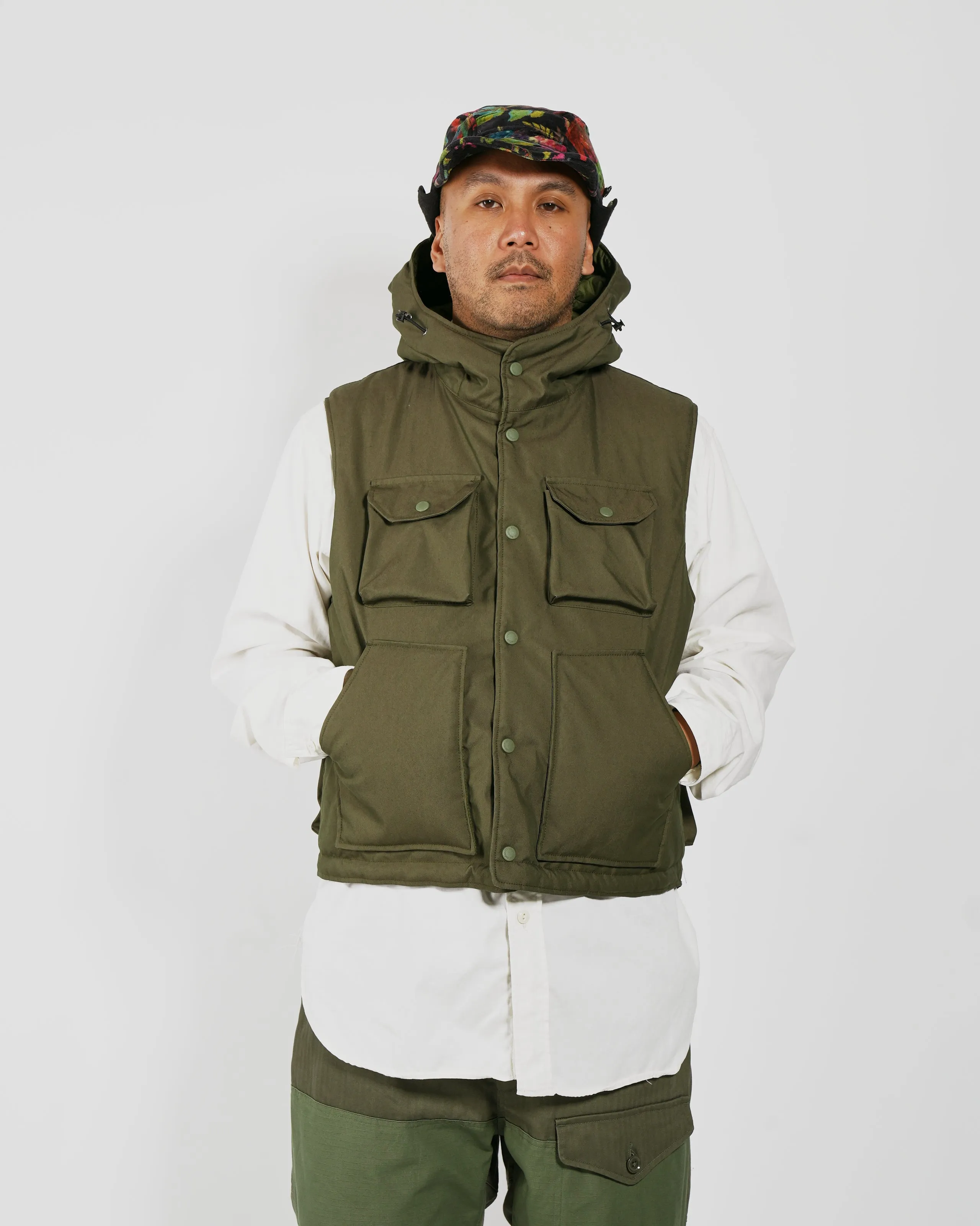 Field Vest - Olive CP Weather Poplin