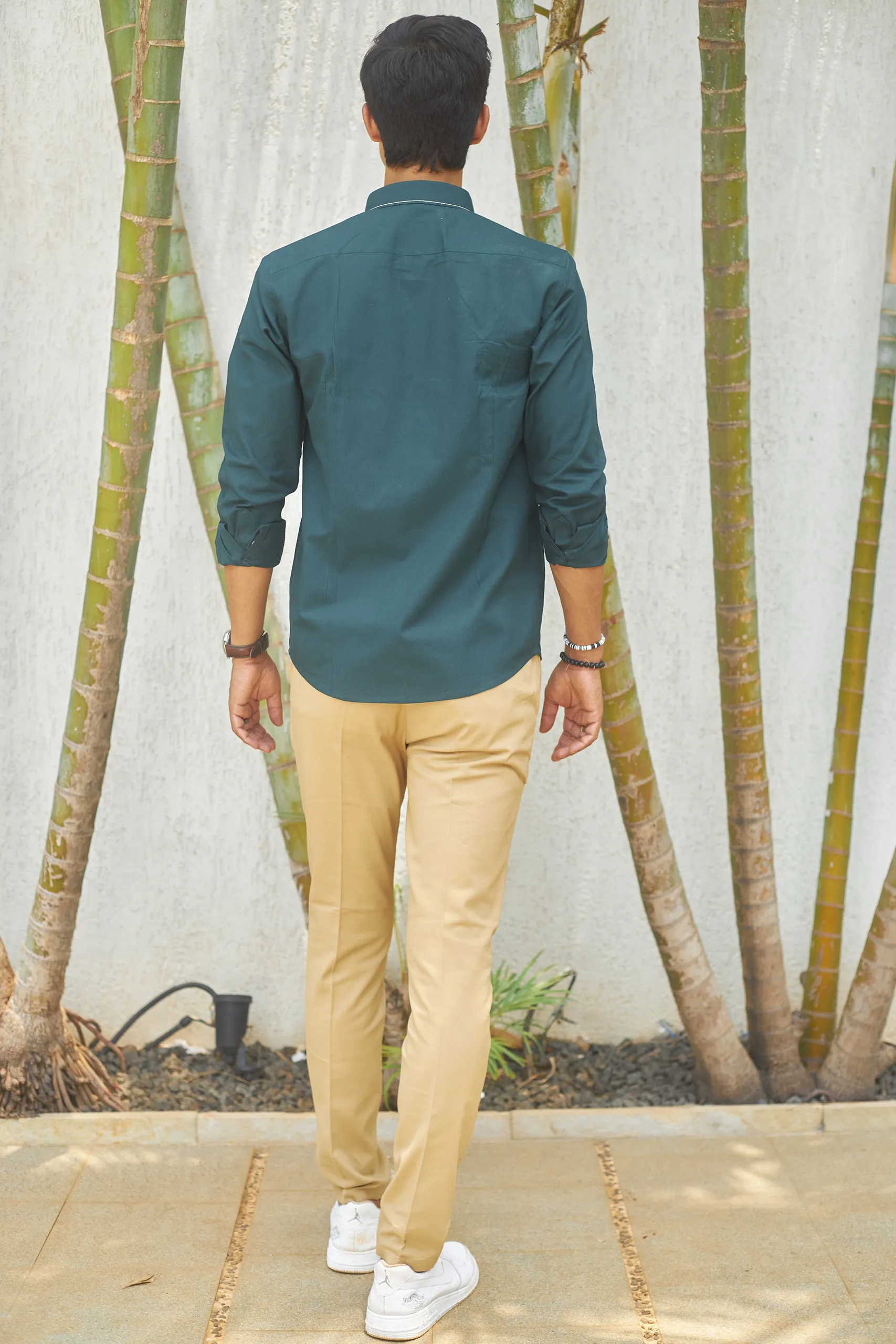 Forest Green Safari Shirt