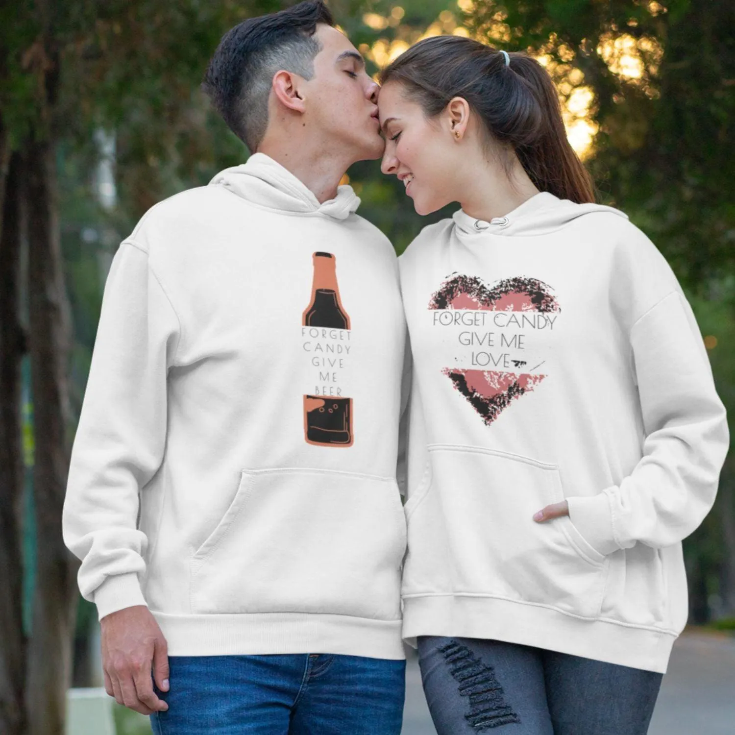 Forget Candy Give Me Beer/Love Matching Outfits