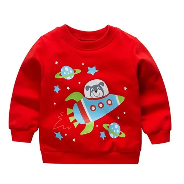 Fun Characters Printed Sweatshirt