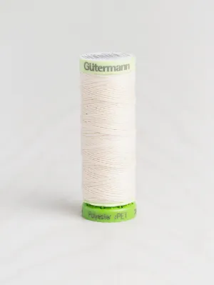 Gütermann rPET Recycled Topstitch Thread - Off White 802