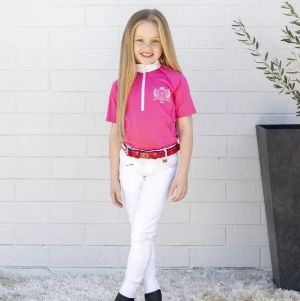 Hampton & Harlow Girls Short Sleeve Show Shirt