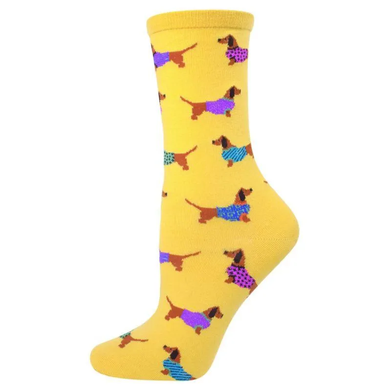 Haute Dog Socks Women's Crew Sock