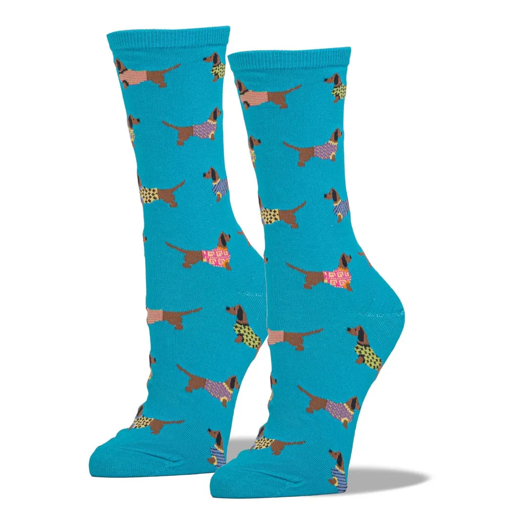 Haute Dog Socks Women's Crew Sock