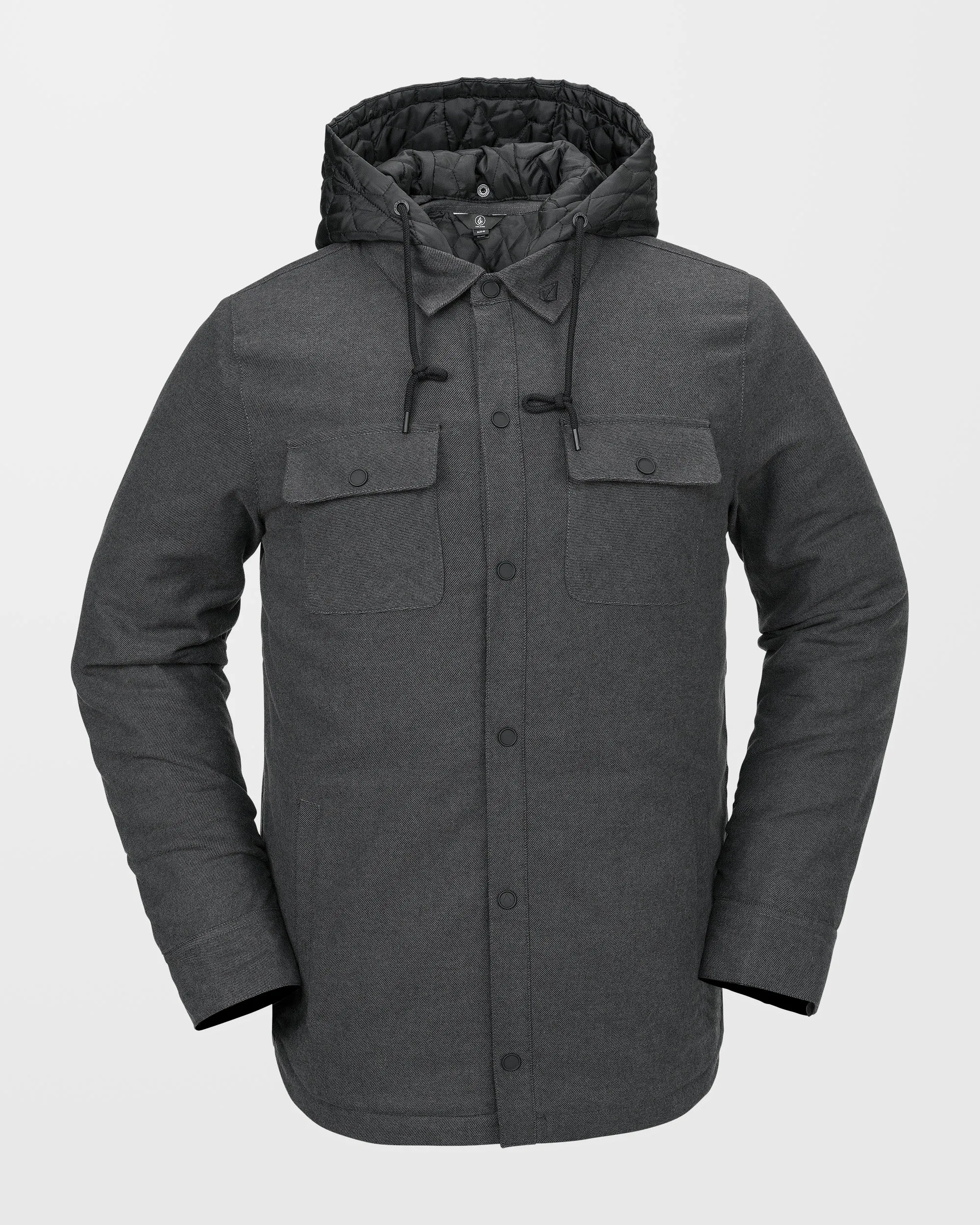 Insulated Riding Flannel Jacket - Heather Black