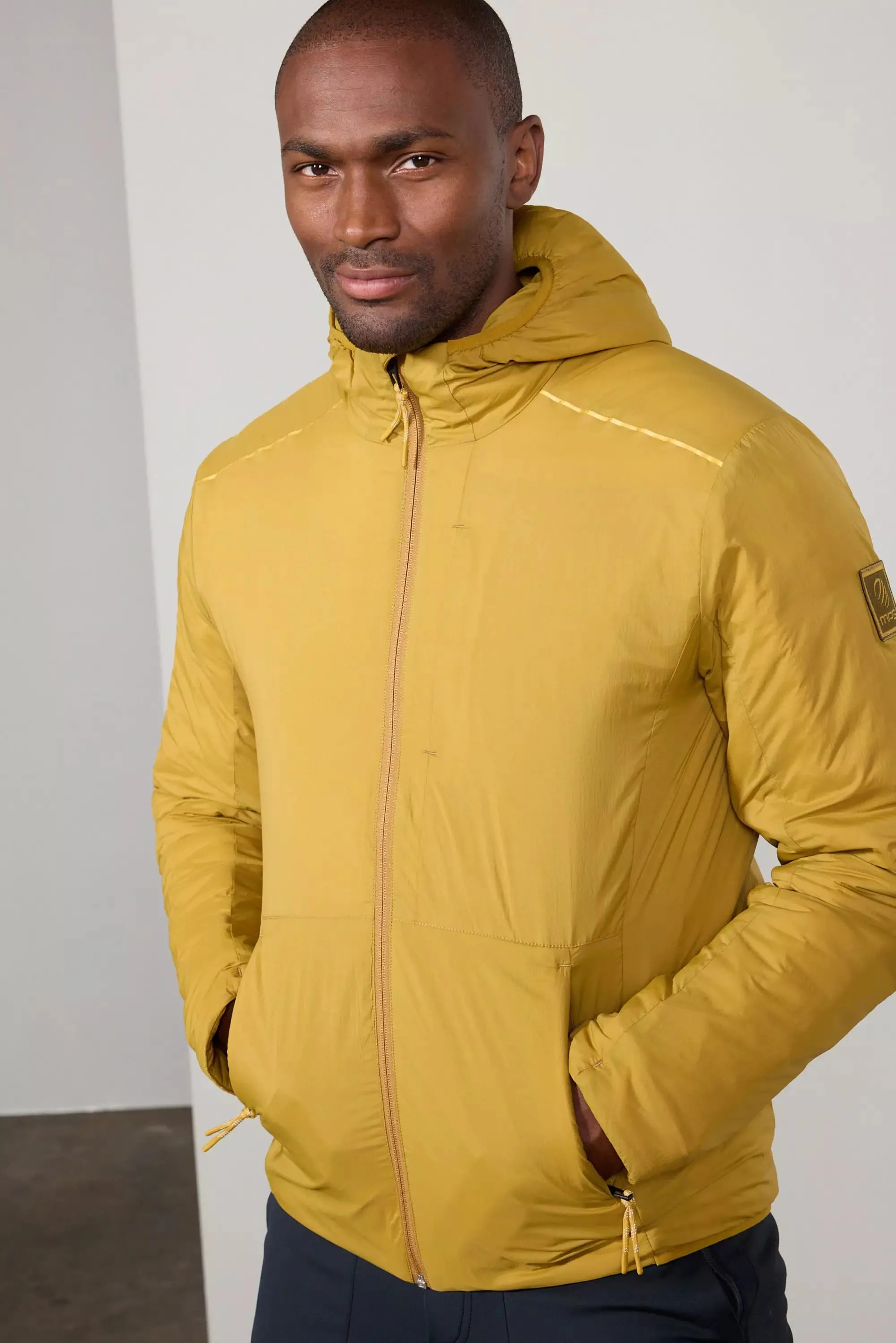 Insulated Tech Jacket - Old Gold