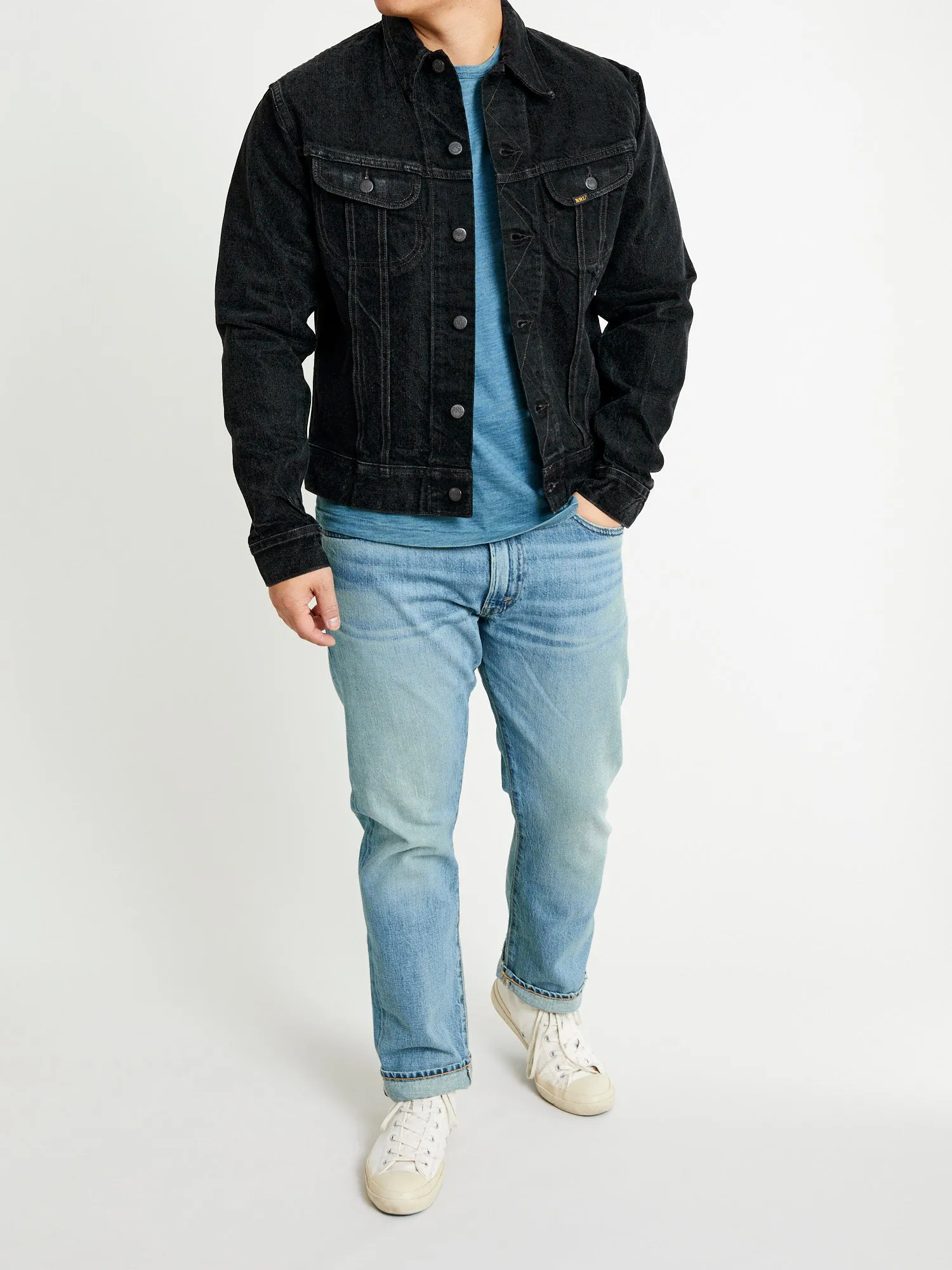 Lot 271 Denim Jacket in Washed Black