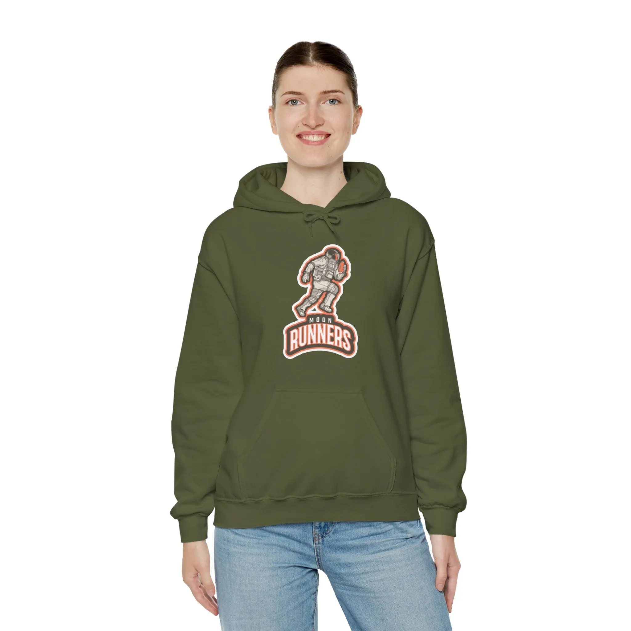 Moon Runners Retro Astronaut Sci-Fi Hoodie