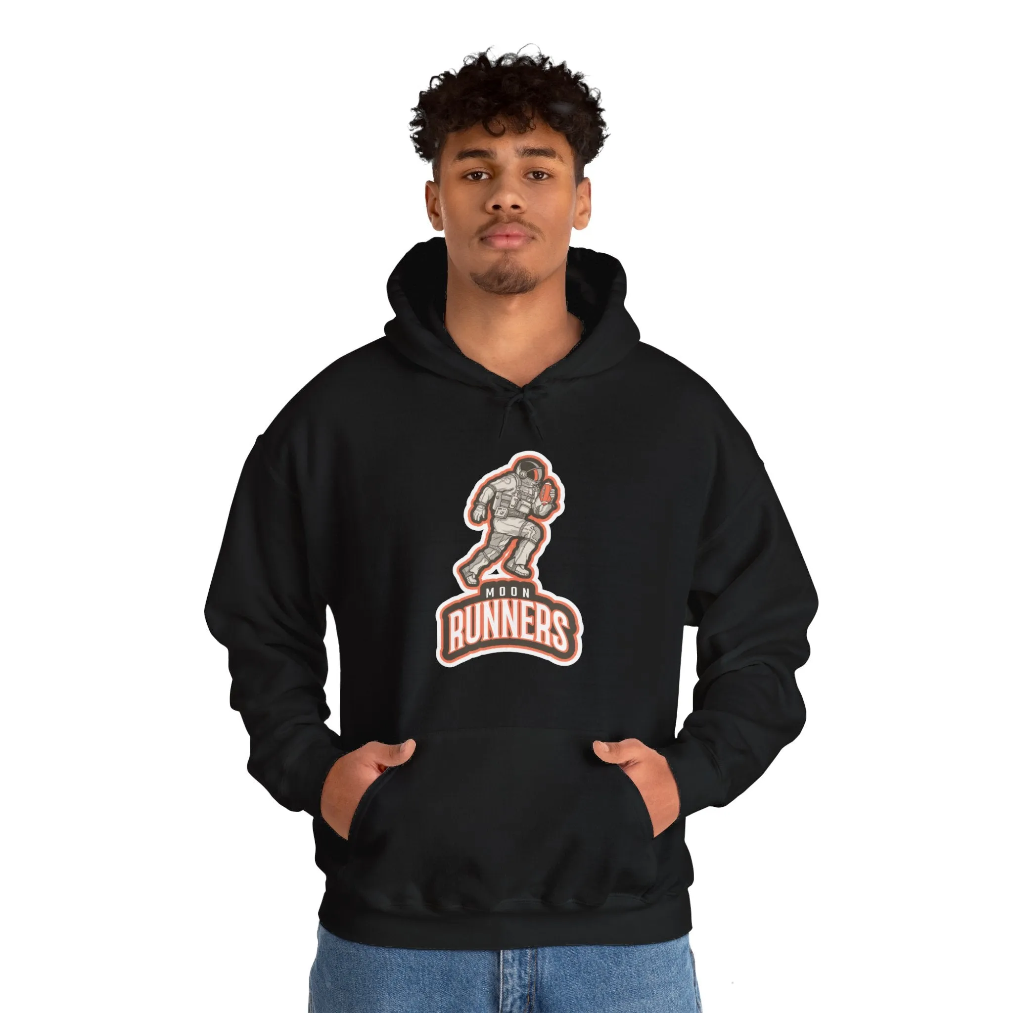 Moon Runners Retro Astronaut Sci-Fi Hoodie