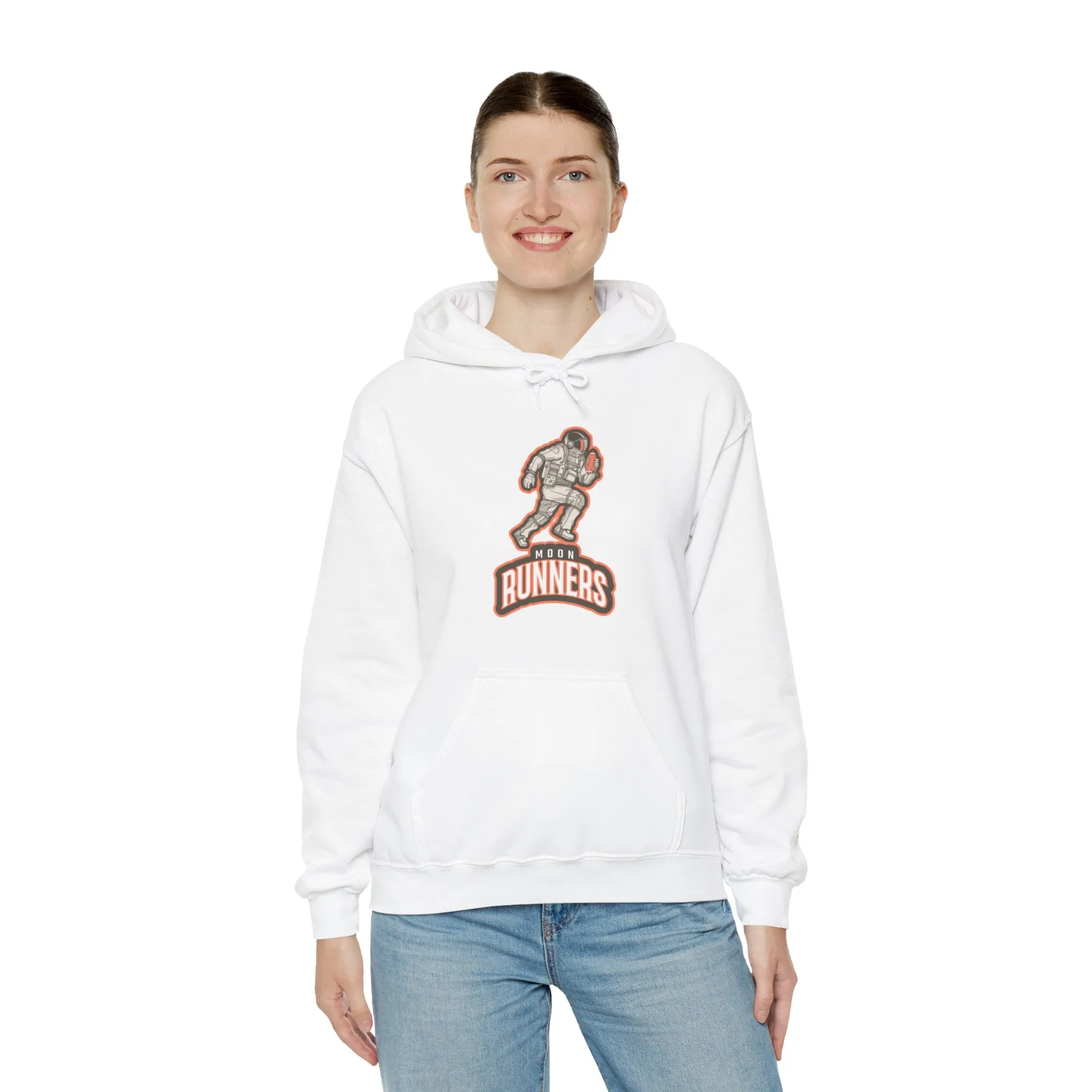 Moon Runners Retro Astronaut Sci-Fi Hoodie