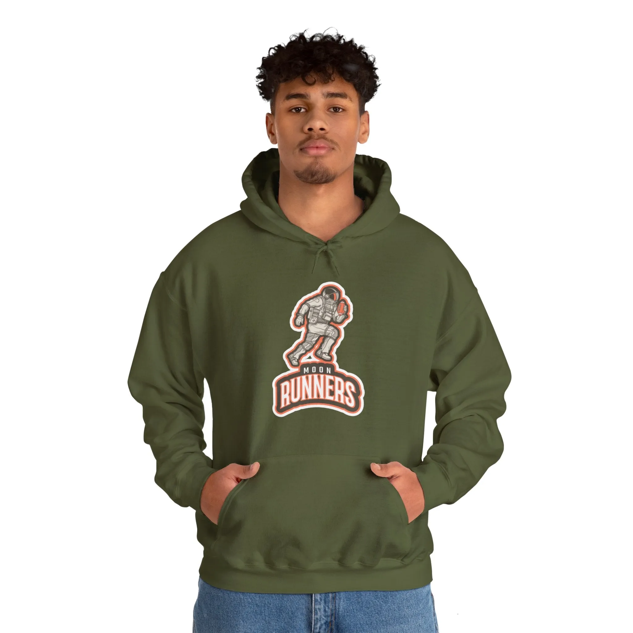 Moon Runners Retro Astronaut Sci-Fi Hoodie