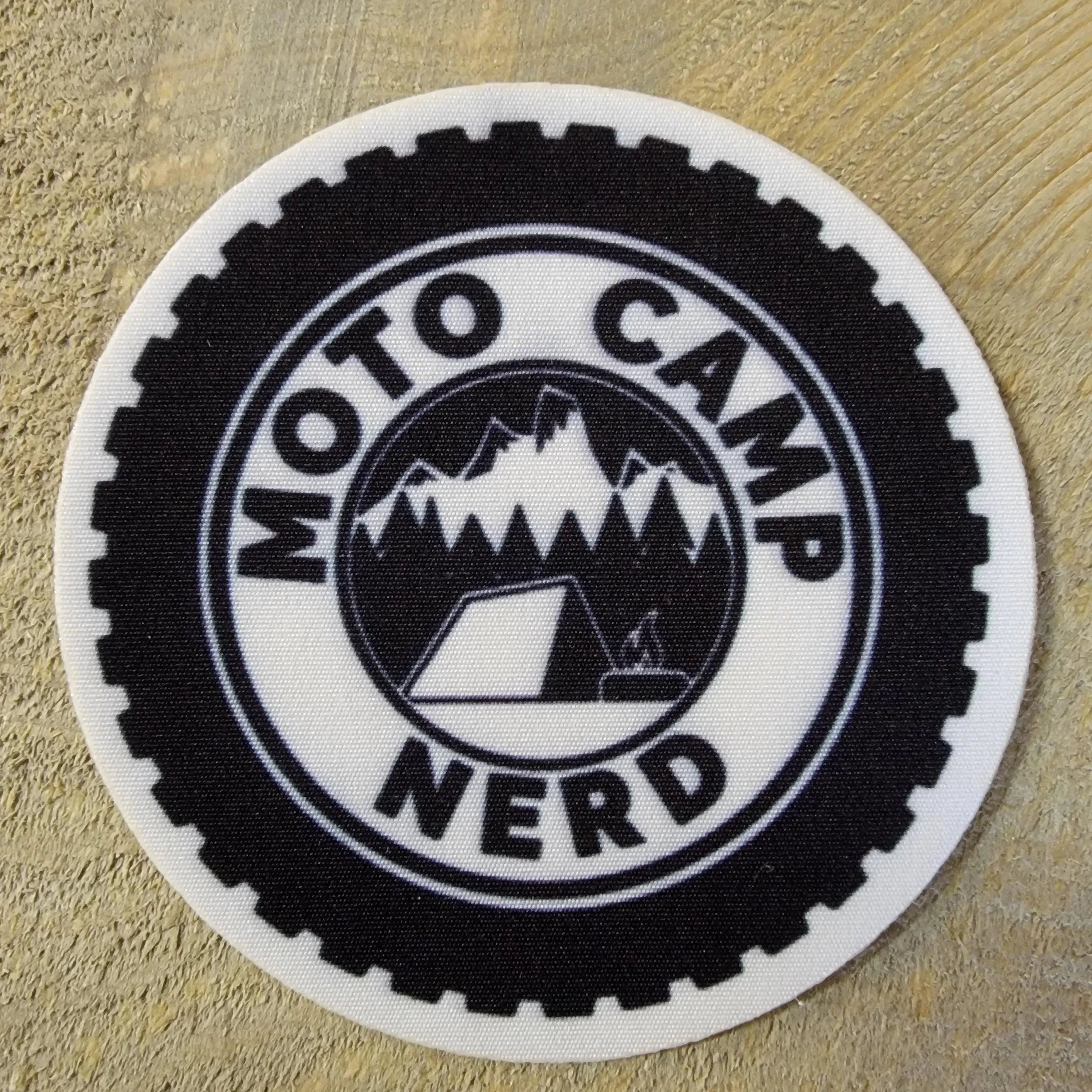 Moto Camp Nerd  NOSO Patch