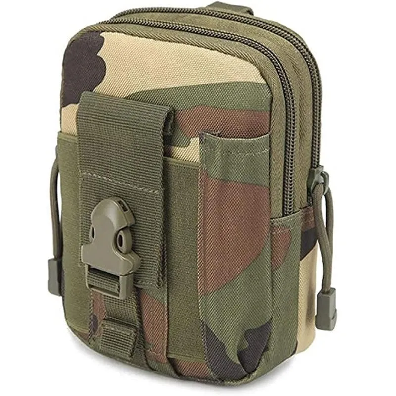 Multipurpose Pouch Waist Bag Jungle Camouflage