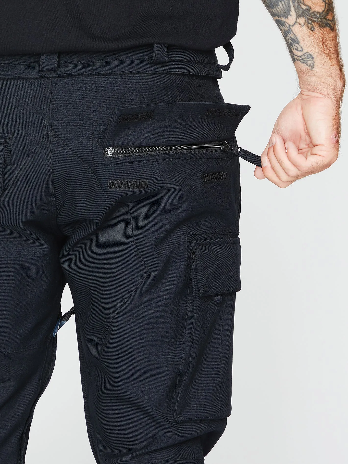 New Articulated Trousers - Black