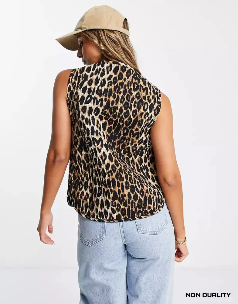 Non Duality | Emily Leopard Vest