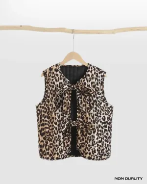 Non Duality | Emily Leopard Vest