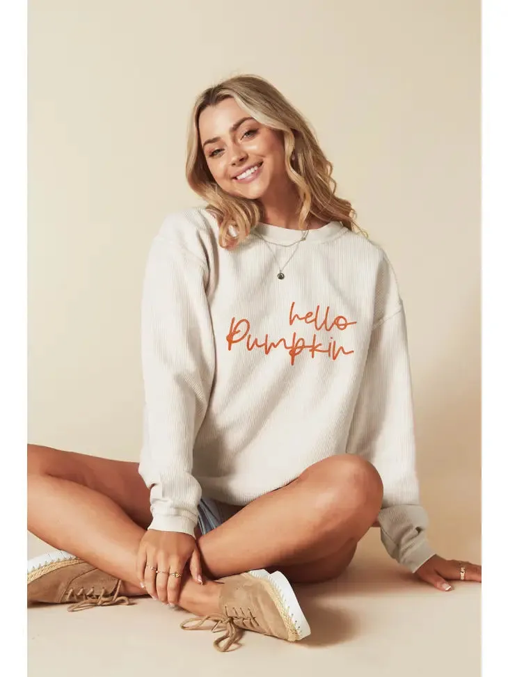 OAT COLLECTIVE CORDED SWEATSHIRTS