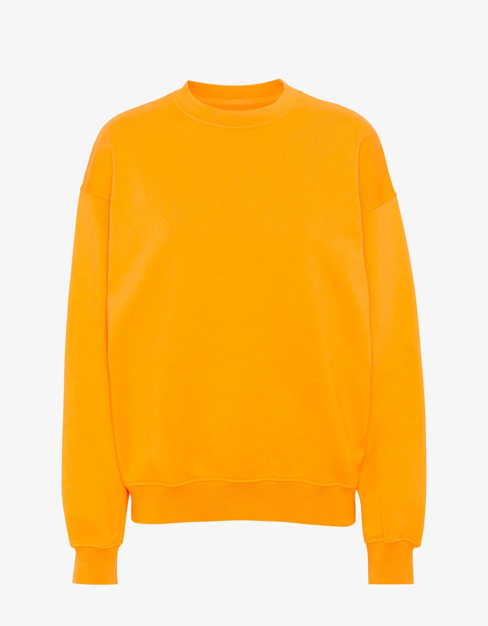 Organic Oversized Crew - Sunny Orange