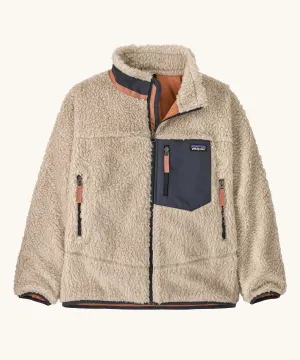 Patagonia Kids Retro-X Fleece Jacket - Natural Blue