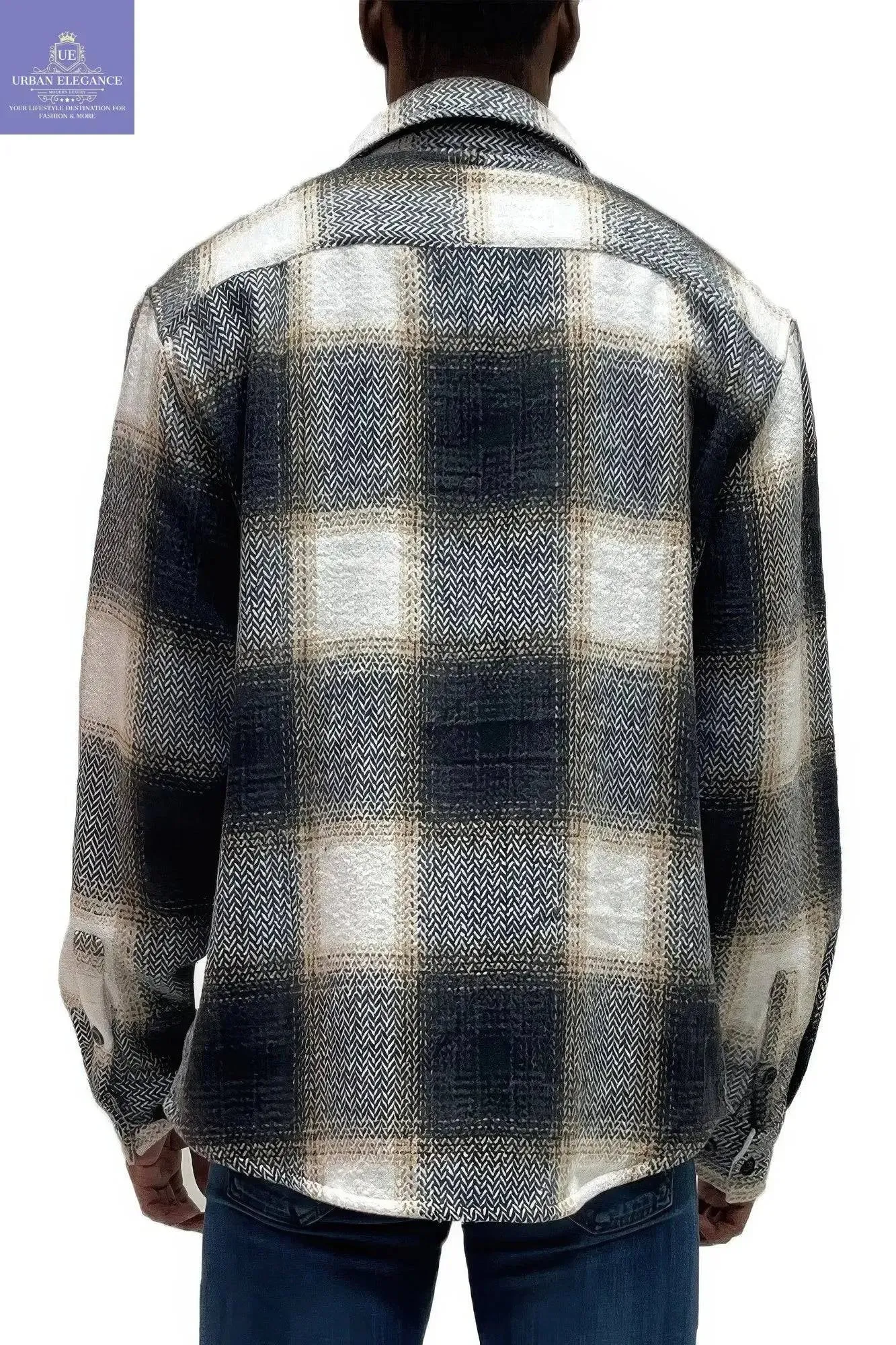 Plaid Flannel Shacket for Men and Women