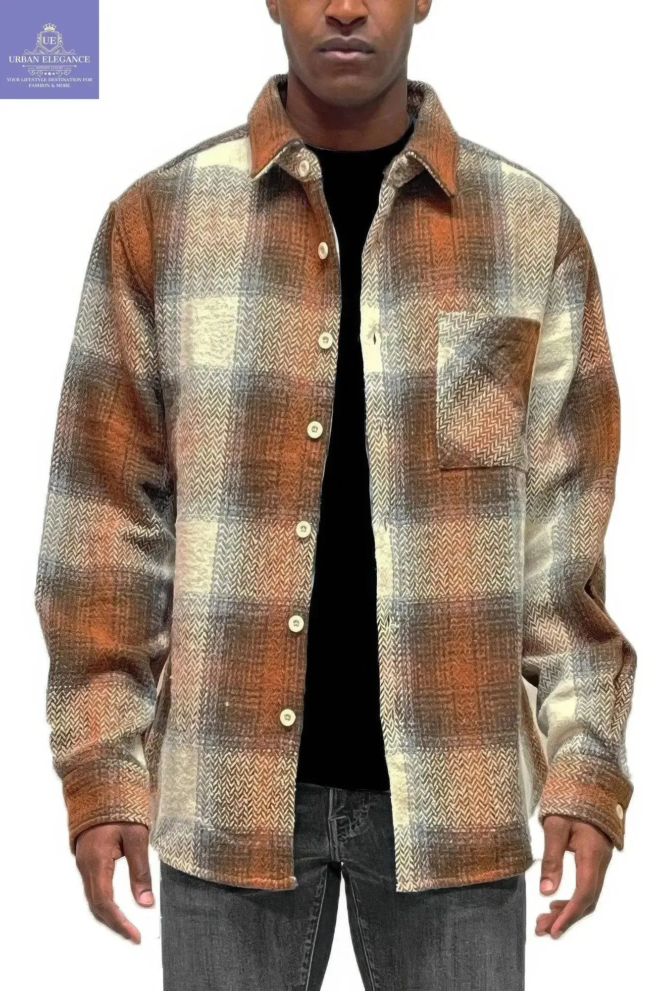 Plaid Flannel Shacket for Men and Women