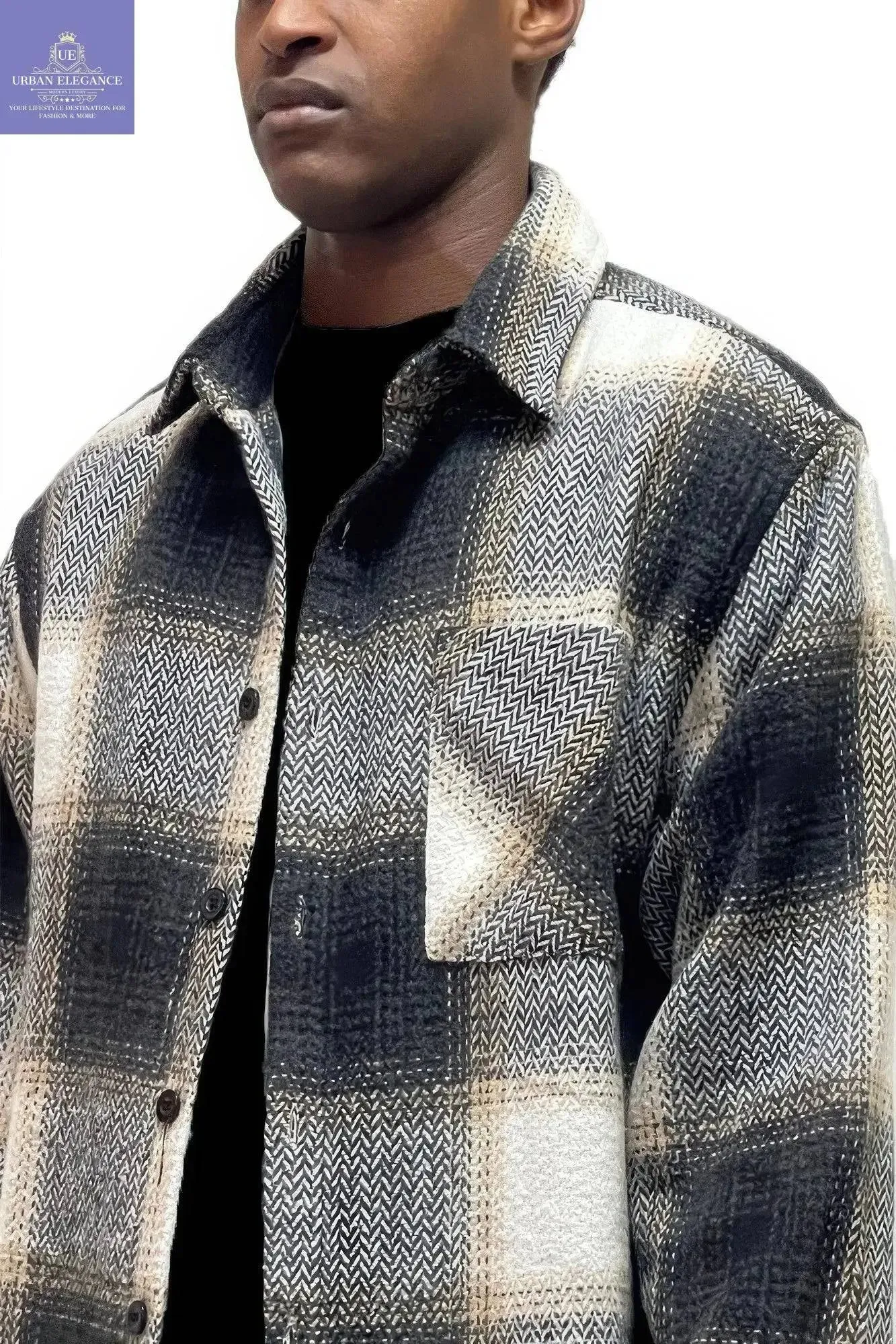 Plaid Flannel Shacket for Men and Women