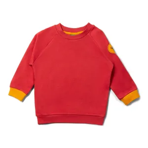 Raglan sweatshirt- soft red