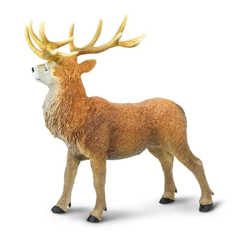 Red Deer Stag Figurine Large Woodland Collection by Safari Ltd 3yrs 