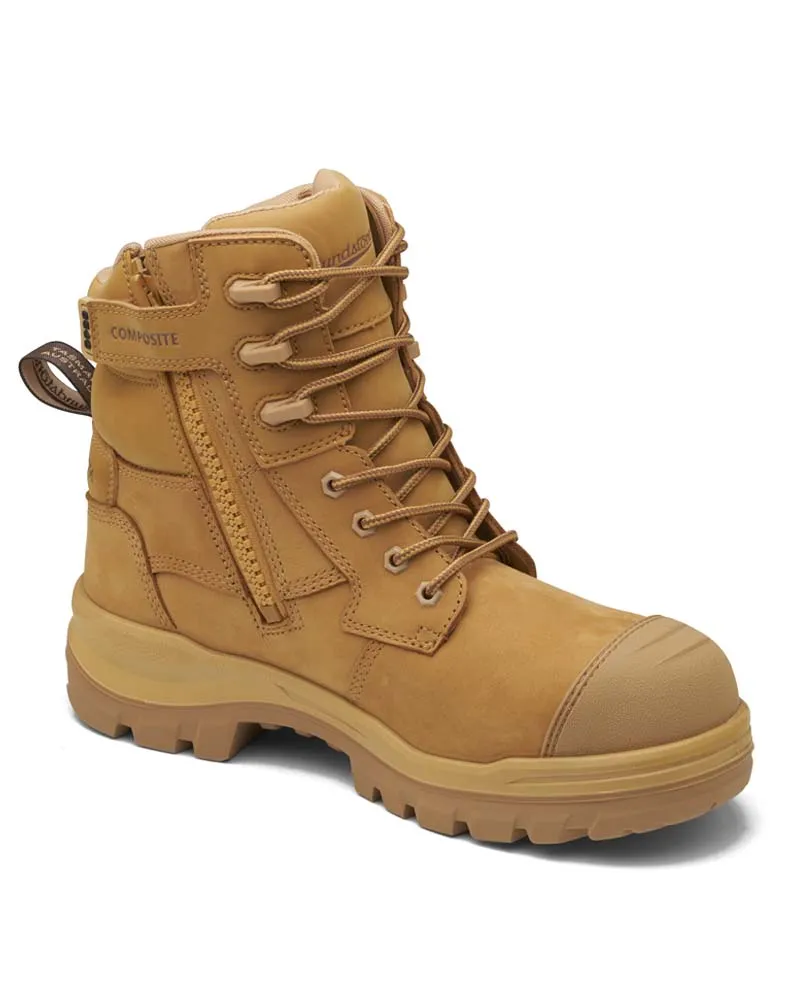 RotoFlex 8560 High Zip Side Safety Boot - Wheat