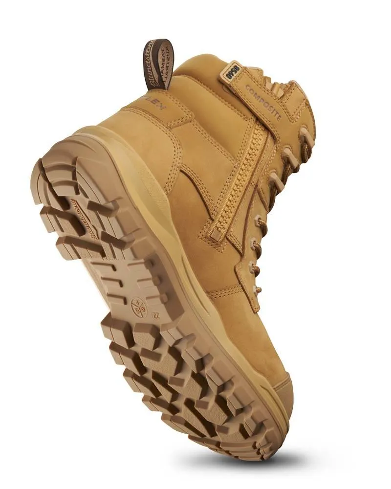 RotoFlex 8560 High Zip Side Safety Boot - Wheat