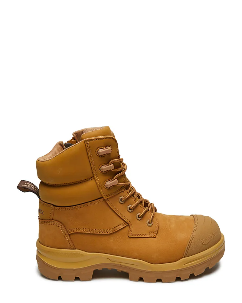 RotoFlex 8560 High Zip Side Safety Boot - Wheat