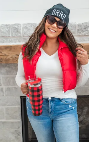 Ruby Cropped Puffer Vest