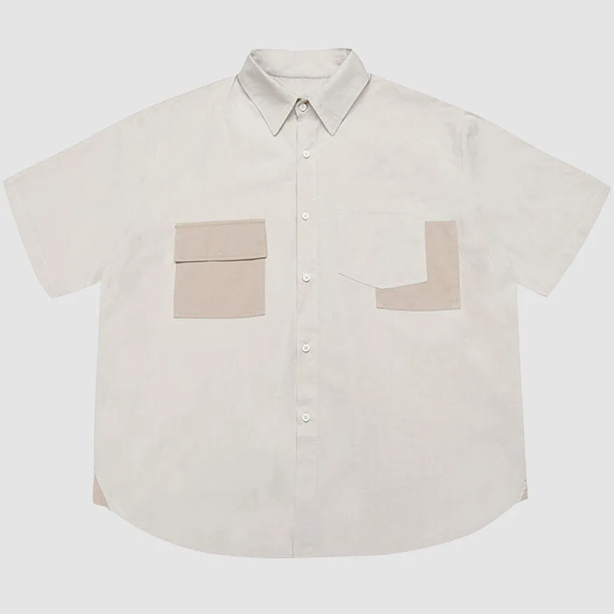 Simple Pocket Patch Shirts