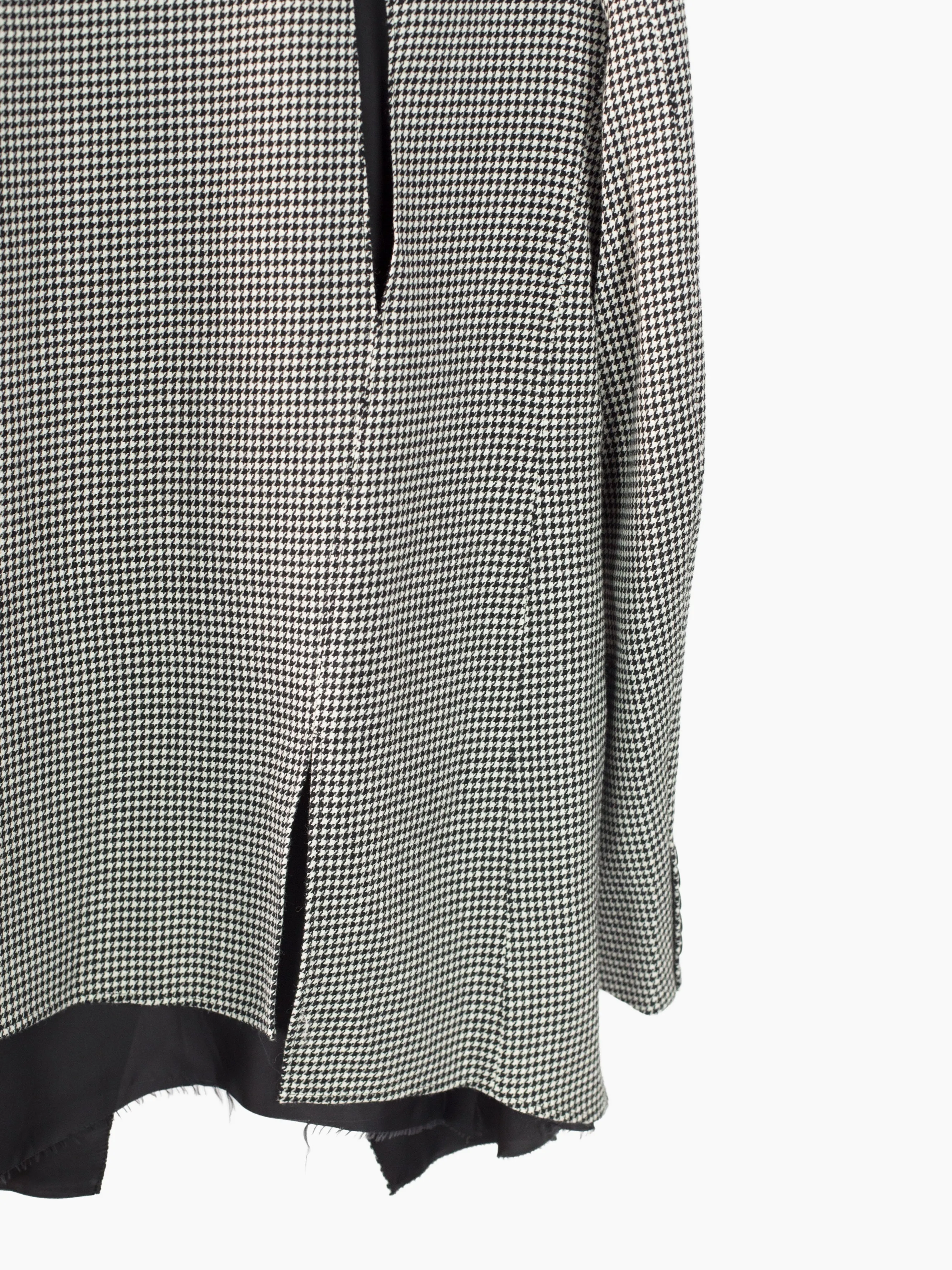 Sulvam AW22 Houndstooth Slashed 3B Suit Jacket