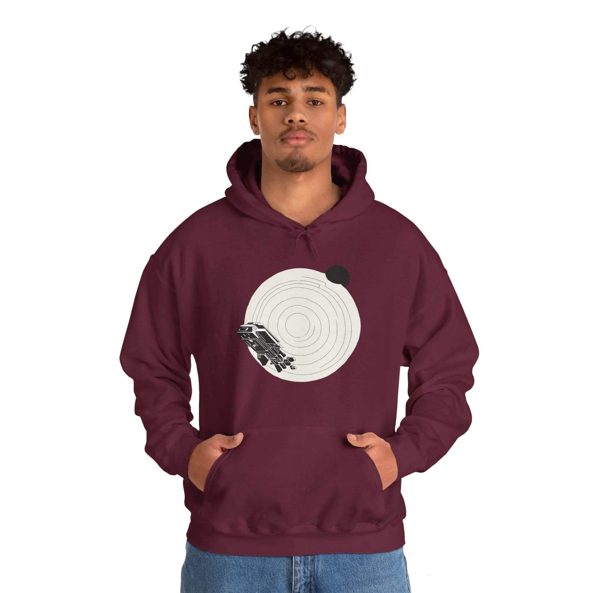 The Way Out Spaceart Sci-Fi Hoodie