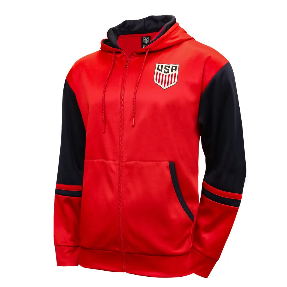 U.S. Soccer Adult Solo Full Zip Hoodie