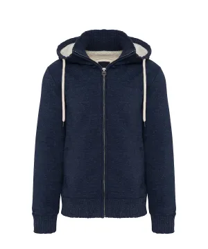 Vintage sherpa-lined fleece jacket | Night Blue Heather