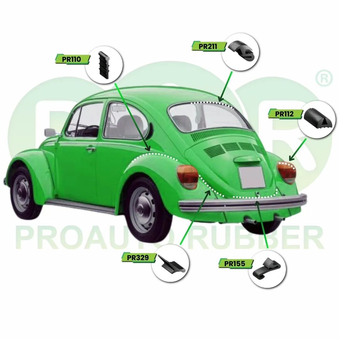 Vw Beetle  Full Sealing  Kit 1968-1977