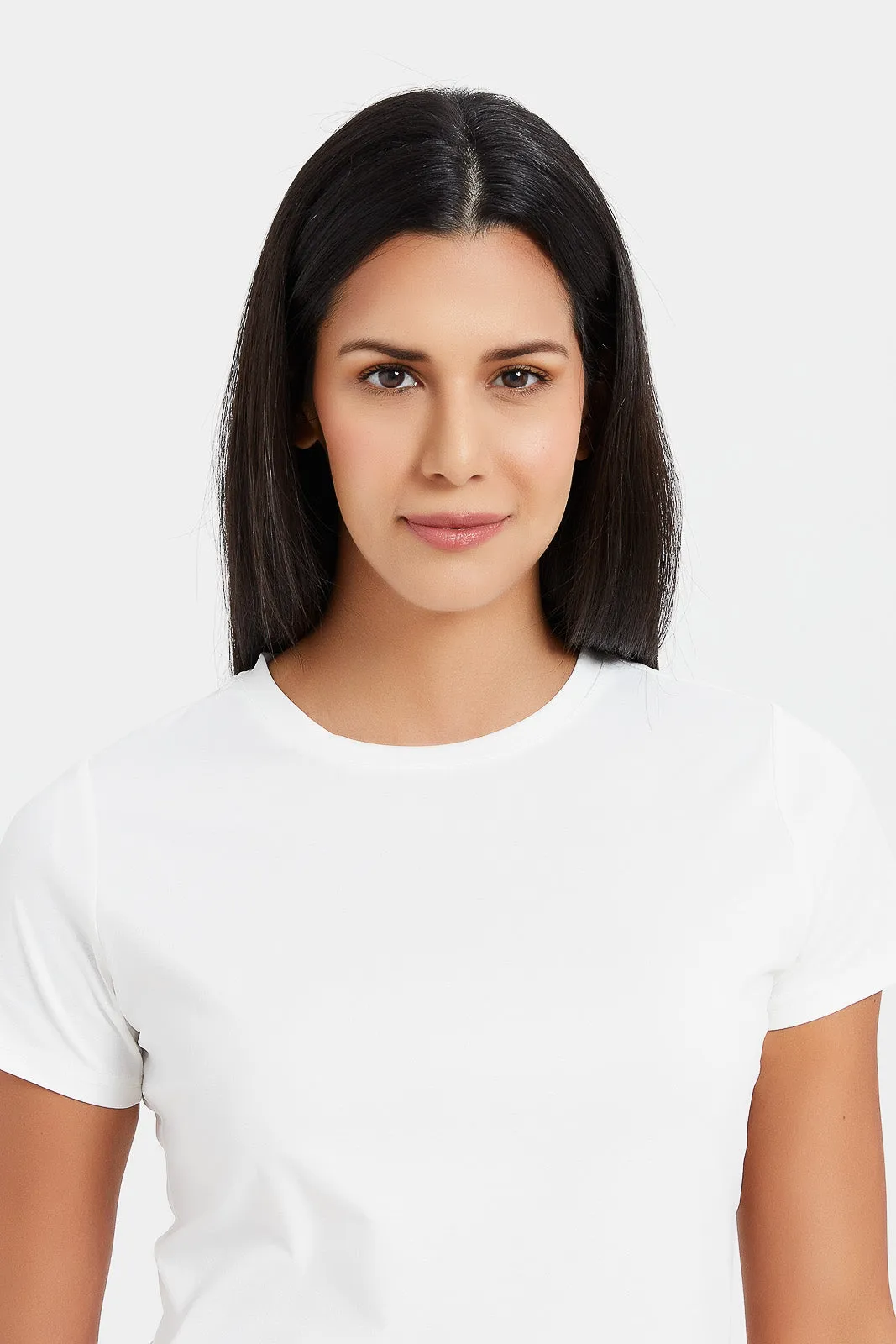 Women White Soft Touch T-Shirt